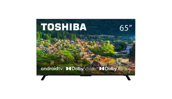 TV 65 Toshiba 65UA2363DG 4K UHD/LED/T2/Android 11/2 x 12W/Dolby Digital/HDMI/Wi-Fi/VESA 400 x 200 M4