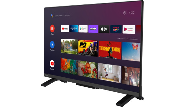 TV 32 Toshiba 32LA2E63DG HD/LED/T2/Android 11/2 x 6W/Dolby Digital/HDMI/Wi-Fi/VESA 75 x 75 M4/Black - 643007