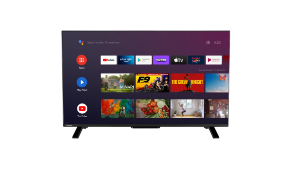 TV 43 Toshiba 43LA2E63DG FHD/LED/T2/Android 11/2 x 8W/Dolby Digital/HDMI/Wi-Fi/VESA 100 x 100 M4/Bla