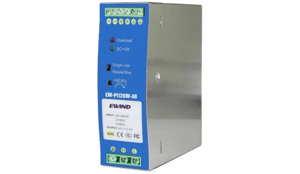 Блок питания Ewind EW-PI120W-48 на DIN-рейку 120 Вт/48 В