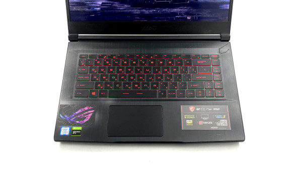 Игровой ноутбук MSI GF65 Thin 9SD Core I5-9300H 16 RAM 512 SSD GeForce GTX 1660 Ti [IPS 15.6" FullHD] - Б/У - 643102