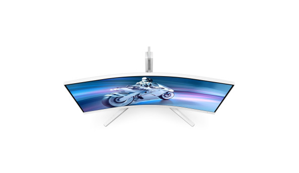 TFT 34" Philips 34M2C5501A, Fast VA, WQHD, вигн., 180Hz, 0,3ms, 2xHDMI, DP, USB-hub, HAS,кол., білий - 643190