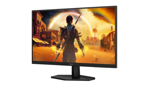 TFT 27" AOC Q27G42XE, QHD, IPS, 180Гц, 2хHDMI, DP, колонки, чорно-червоний - 643192