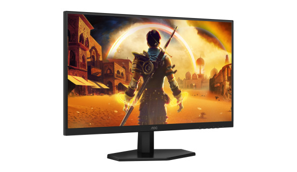 TFT 27" AOC Q27G42XE, QHD, IPS, 180Гц, 2хHDMI, DP, колонки, чорно-червоний - 643192