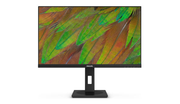 TFT 27" Philips 27B1N3800, 4K UHD, IPS, 2хHDMI, DP, USB-hub, HAS, Pivot, кол., чорний