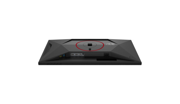 TFT 27" AOC U27G4R, UHD, IPS, 160Гц, 2хHDMI, DP, HAS, Pivot, чорно-червоний - 643248