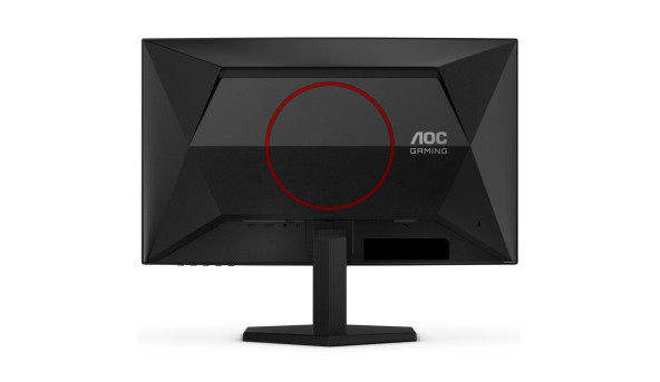 TFT 23.6" AOC C24G42E, VA, 180Гц, вигнутий, 2хHDMI, DP, колонки, чорно-червоний - 643258