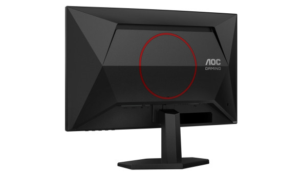 TFT 23.6" AOC C24G42E, VA, 180Гц, вигнутий, 2хHDMI, DP, колонки, чорно-червоний - 643258