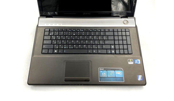 Ноутбук Asus N71VG Intel Core 2 Duo P7450 4 GB RAM 128 GB SSD 320 GB HDD NVIDIA GeForce GT 220M [17.3"] - Б/В - 643272