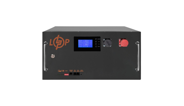 Акумулятор LP LiFePO4 51,2V - 160 Ah (8192Wh) (BMS SP 150A/100А) RM RS485/CAN LCD BL - 643465