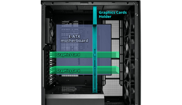 Корпус FSP U500-B без БЖ E-ATX Black - 643630
