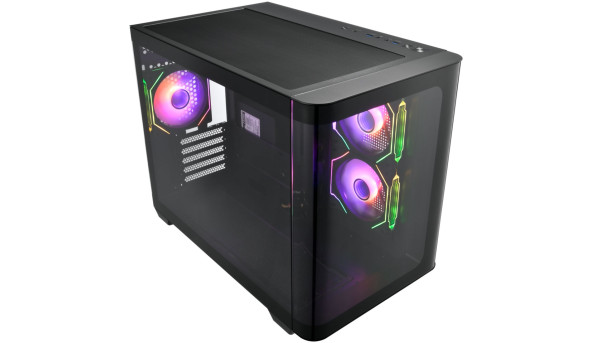 Корпус FSP S380-BA без БЖ mATX Black - 643633