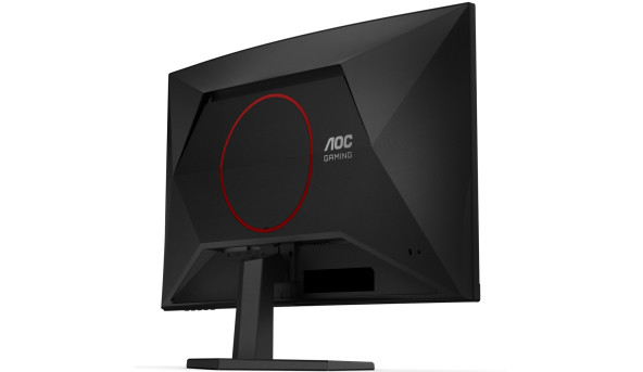TFT 27" AOC C27G42E, VA, 180Гц, вигнутий, 2хHDMI, DP, колонки, чорно-червоний - 643648