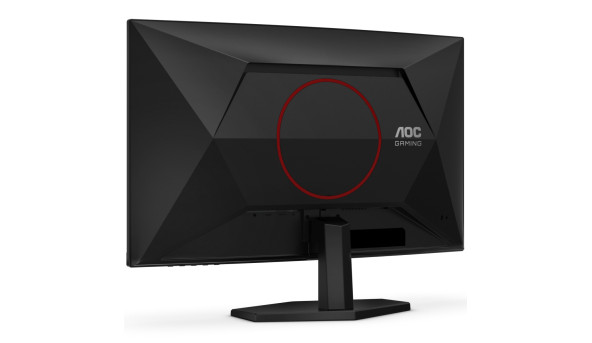 TFT 27" AOC C27G42E, VA, 180Гц, вигнутий, 2хHDMI, DP, колонки, чорно-червоний - 643648