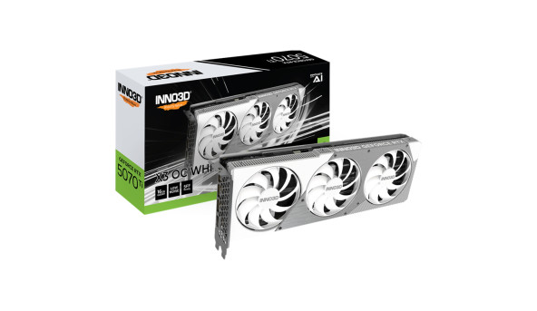 GeForce RTX5070 Ti Inno3D X3 OC WHITE, 16GB GDDR7, 256bit, PCI Express 5.0 - 643696