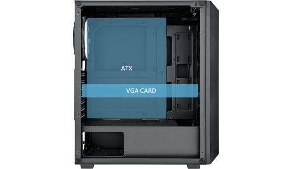 Корпус FSP CMT218AB без БЖ ATX Black - 643715