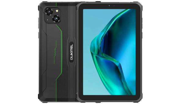 Планшет Oukitel RT3pro 8” HD / 4GB/128GB / G81 / 5150mAh / 16+8Мп / IP69K / LTE Green
