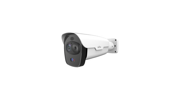 IP-відеокамера циліндрична Uniview TIC2221TER5-F3-4F4APCA (вимірювання температури) White