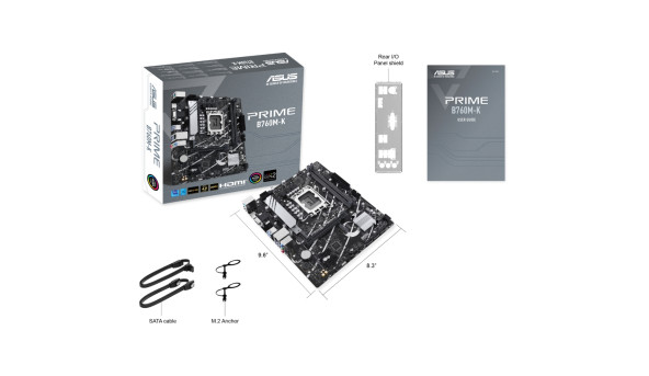 Asus PRIME B760M-K (1700/B760, 2*DDR5, HDMI-VGA, mATX) - 644096