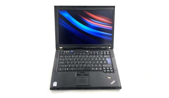 Ноутбук Lenovo T61 Intel Core 2 Duo T7300 4 GB RAM 128 GB SSD [14.1"] - Б/У