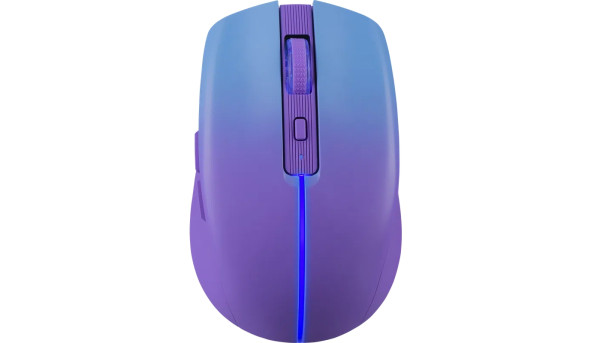 Мишка Defender Mystery MM-301, бездротова Bluetooth+2.4G, 1600 dpi., 4кн., 500mAh,  LED, фіолетова