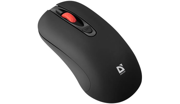 Мишка Defender Nexus MS-195 бездротова, 4 кн. до 1600 dpi, безшумна, чорна - 644187