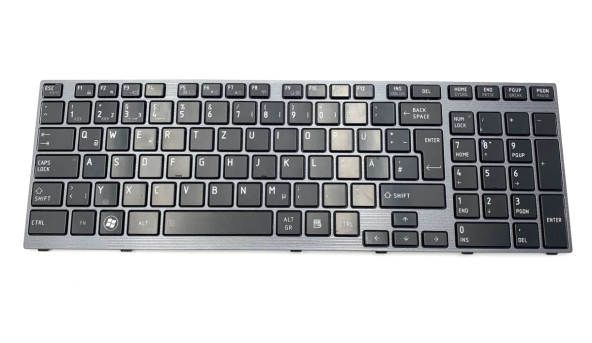 Клавиатура к ноутбуку Toshiba Qosmio X770 X775 P750 P755 NSK-TQ2BC 9Z.N4YBC.20G Б/У