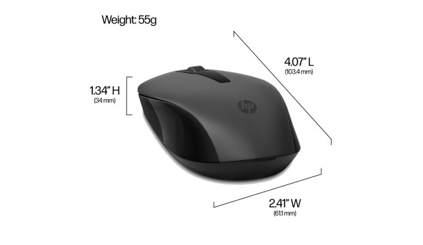 Комплект бездротовий HP 330 мишка і клавіатура Combo, чорний - 644471