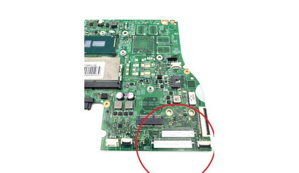 Материнська плата для ноутбука Lenovo Yoga 500-14IBD F5501 1.1 A / 24V X3101: 25MHz Intel Pentium 3805U Б/В - 644496