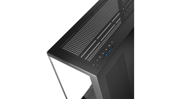 Корпус Modecom VOLCANO STELLAR MIDI w/o fans BLACK без БЖ ATX - 644545