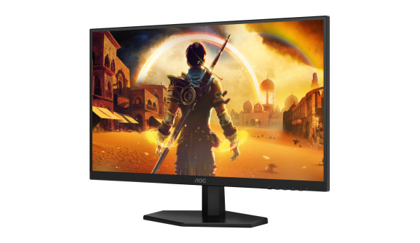 TFT 27" AOC Q27G42XNE, QHD, Fast VA, 180Гц, HDMI, DP, колонки, чорно-червоний - 644597