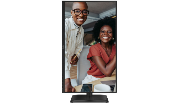 TFT 23.8" AOC 24E4U, IPS, 120Гц, HDMI, DP,USB-hub, HAS, Pivot, колонки, чорний - 644598