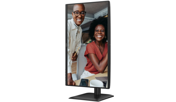 TFT 23.8" AOC 24E4U, IPS, 120Гц, HDMI, DP,USB-hub, HAS, Pivot, колонки, чорний - 644598