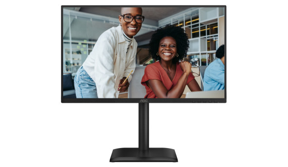 TFT 23.8" AOC 24E4U, IPS, 120Гц, HDMI, DP,USB-hub, HAS, Pivot, колонки, чорний