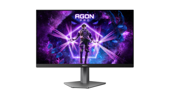 TFT 24.1" AOC AG246FK, Ultra-Fast TN, 540Hz, 2xHDMI, DP, USB-hub, HAS, Pivot, чорний