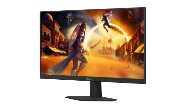TFT 23.8" AOC 24G4HRE, Fast IPS, 200Гц, 2хHDMI, DP, колонки, чорно-червоний - 644601
