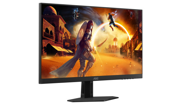 TFT 23.8" AOC 24G4HRE, Fast IPS, 200Гц, 2хHDMI, DP, колонки, чорно-червоний - 644601