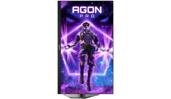 TFT 27" AOC AGON AG276FK, Fast IPS, 520Гц, 2хHDMI, DP, HAS, Pivot, чорно-сірий - 644603
