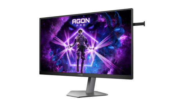 TFT 27" AOC AGON AG276FK, Fast IPS, 520Гц, 2хHDMI, DP, HAS, Pivot, чорно-сірий - 644603