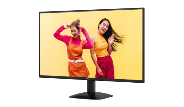 TFT 27" AOC Q27B35S3, QHD IPS, 120Гц, HDMI, DP, USB-hub, чорний - 644604