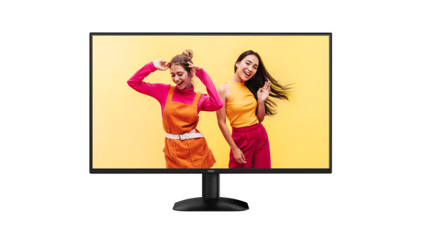TFT 27" AOC Q27B35S3, QHD IPS, 120Гц, HDMI, DP, USB-hub, чорний