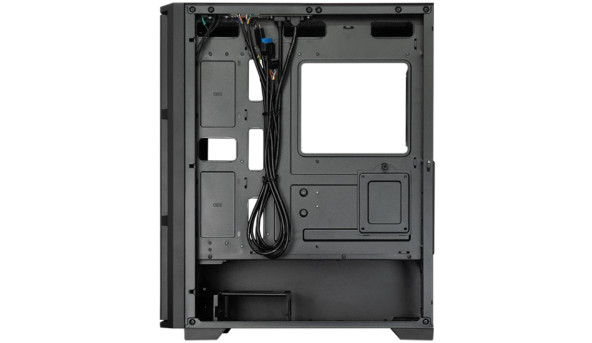 Корпус Chieftec Pro Midi TG AS-02B-TG-OP ATX, без БЖ, Black - 644617