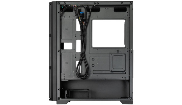 Корпус Chieftec Pro Midi Q AS-02B-OP ATX, без БЖ, Black - 644619