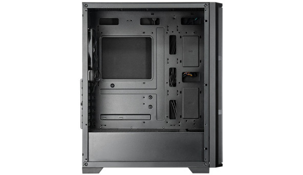 Корпус Chieftec Pro Midi Q AS-02B-OP ATX, без БЖ, Black - 644619
