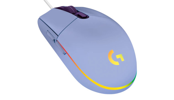 Мишка Logitech G102 Lightsync USB бузкова - 644775
