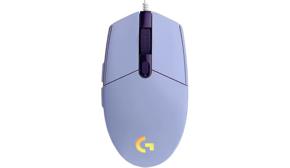 Мишка Logitech G102 Lightsync USB бузкова
