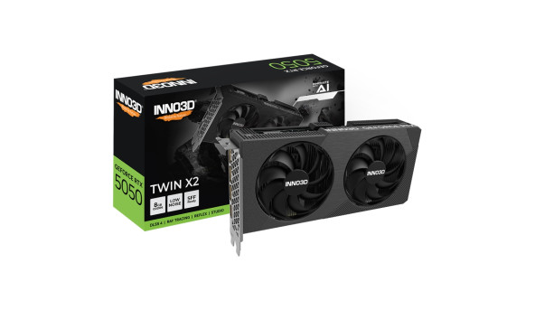 GeForce RTX5050 Inno3D TWIN X2, 8GB GDDR6 128bit PCI-E 5.0 - 645263