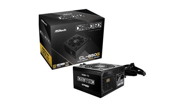 БЖ 850W ASRock Challenger CL-850G 120mm, 80+ Gold, Retail - 645309