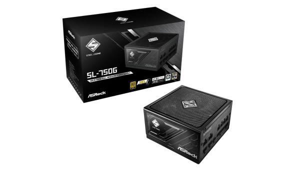 БЖ 750W ASRock SteelLegend SL-750G ATX 3.1 135mm, 80+ Gold, Fully Modular, Retail - 645312