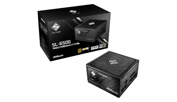 БЖ 650W ASRock SteelLegend SL-650G ATX 3.1 135mm, 80+ Gold, Fully Modular, Retail - 645313
